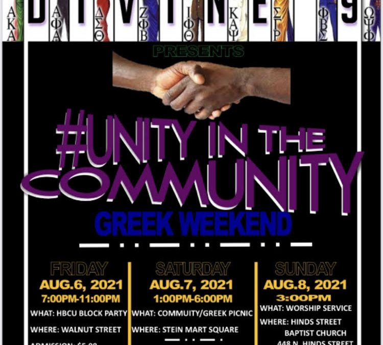 Greenville’s Greek #UnityInTheCommunity Recap