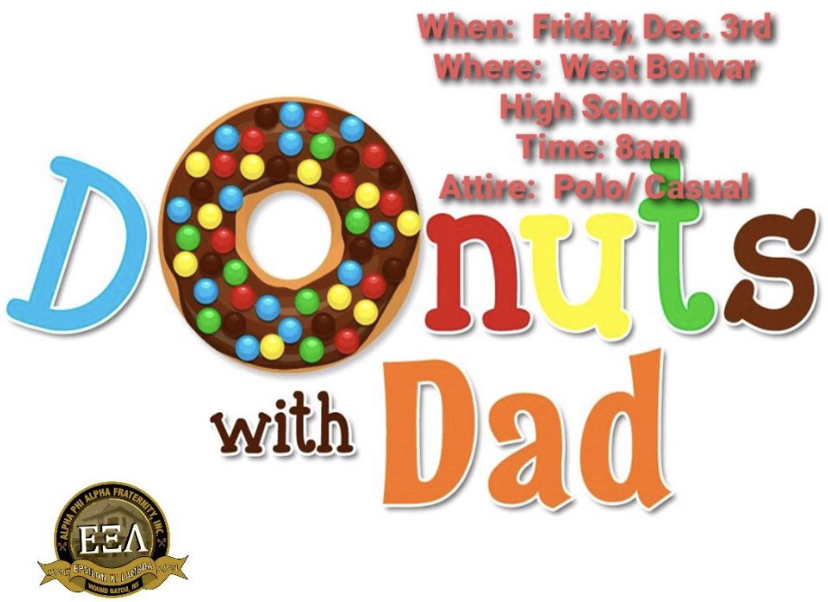 Donuts with Dads at West Bolivar High School